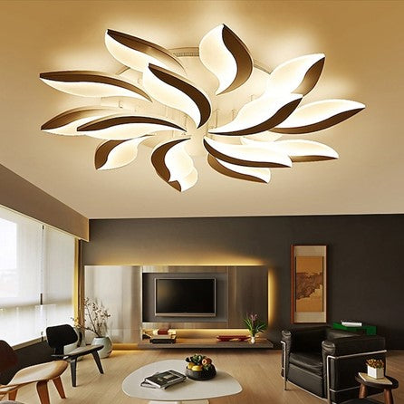 LED Ceiling Light Bedroom Light APP Control with Stepless Dimming or OFF ON Control Three Color Acrylic Ceiling Panel Lamp Unique Minimalist Livingroom